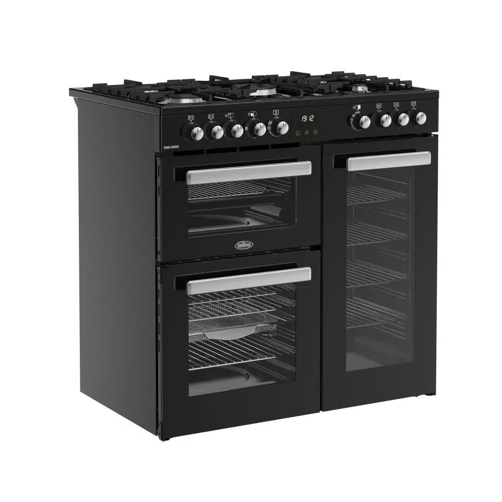 Cookcentre 90 DF 90 cm Zwart - Afbeelding 6