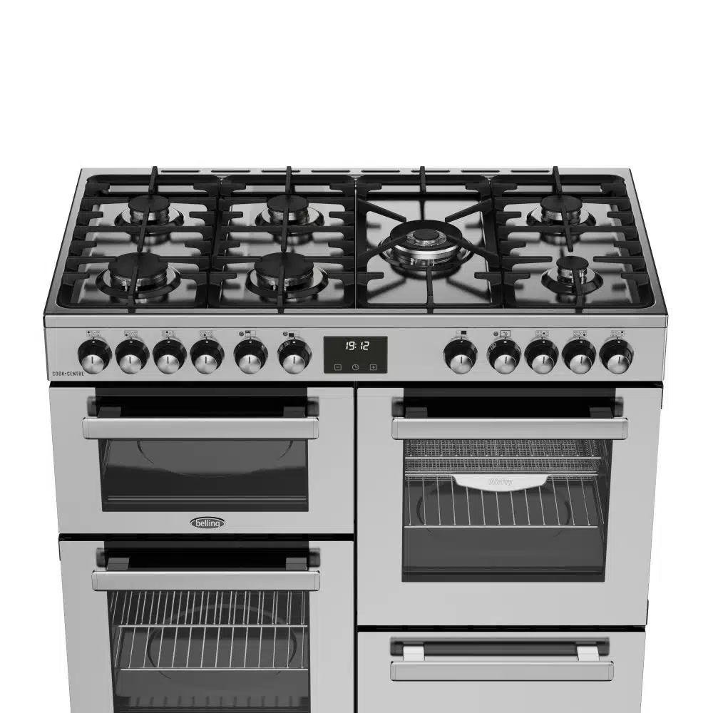 Cookcentre 100 DF 100 cm RVS - Afbeelding 4