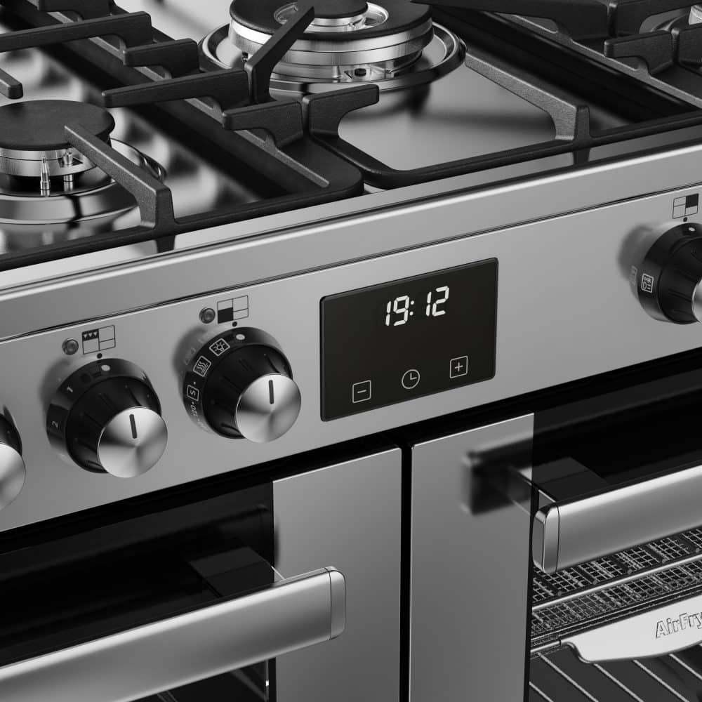 Cookcentre 100 DF 100 cm RVS - Afbeelding 3