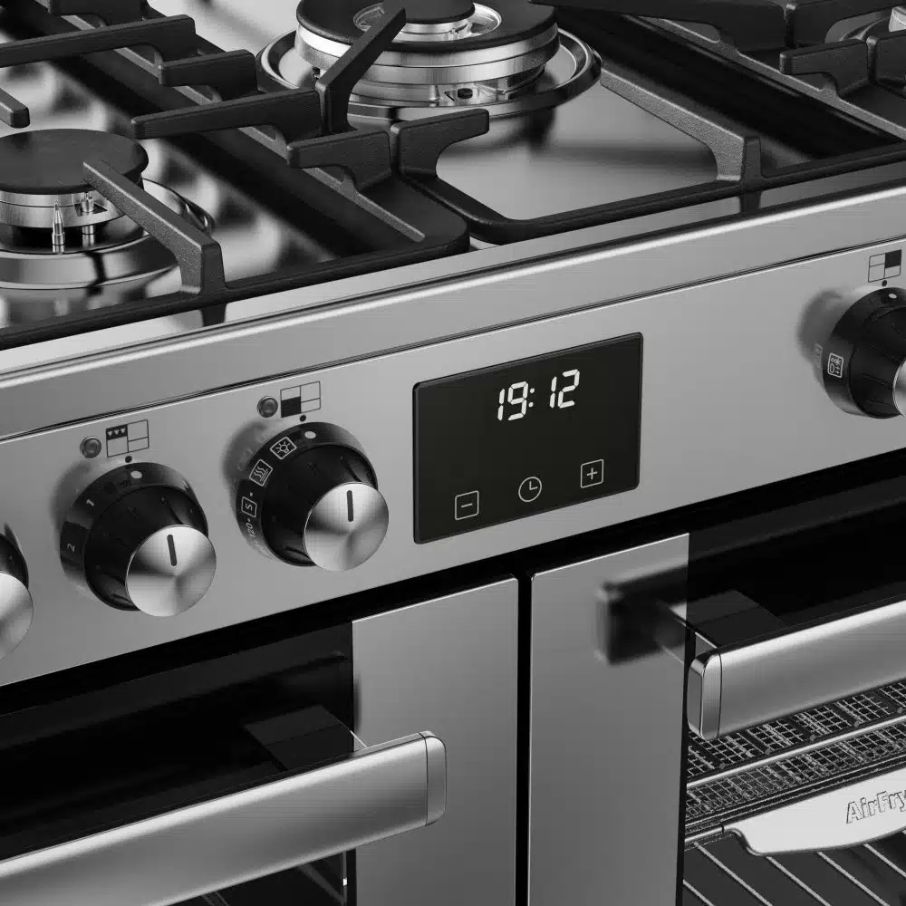 Cookcentre 100 DF 100 cm RVS - Afbeelding 3