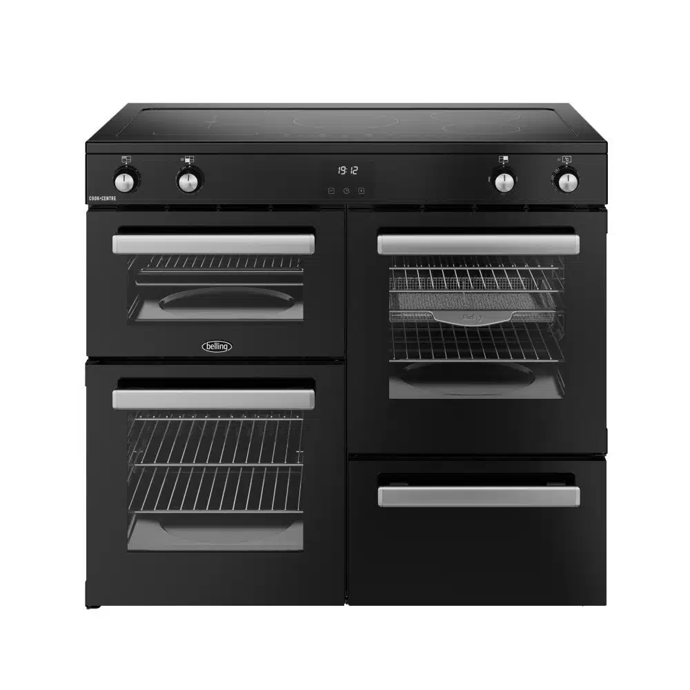 Cookcentre 100 Ei 100 cm Zwart