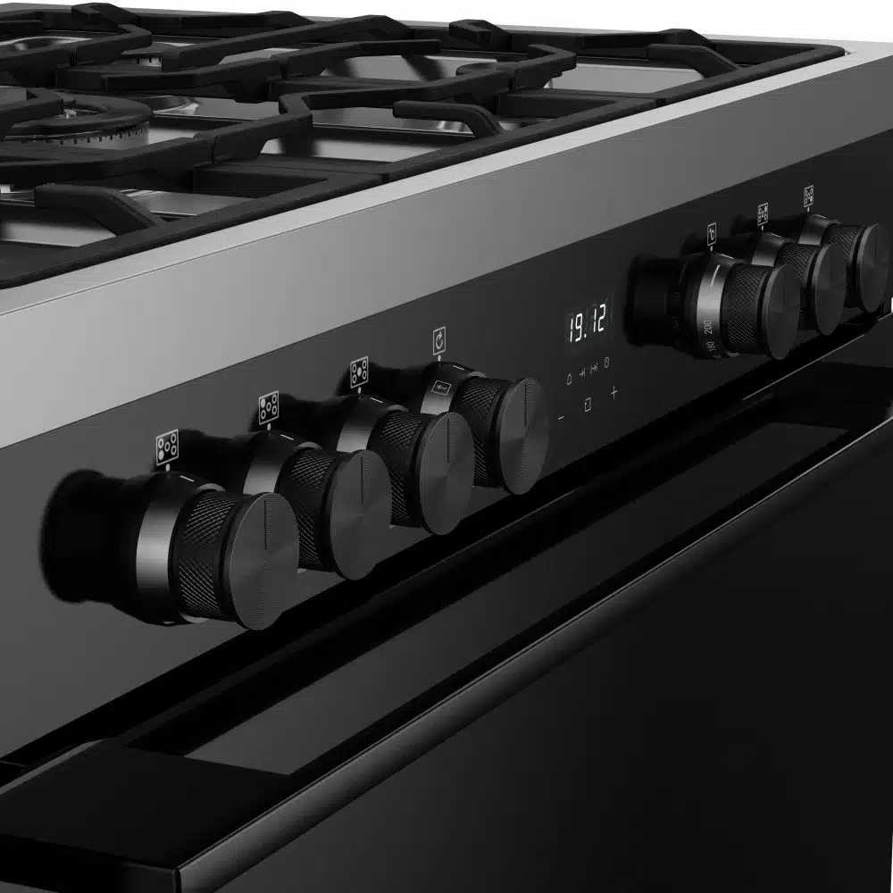 Vision single oven 90 DF Zwart - Afbeelding 5