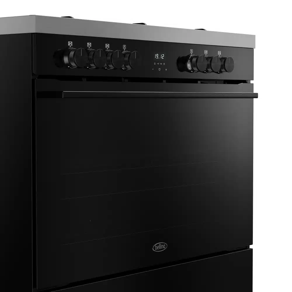 Vision single oven 90 DF Zwart - Afbeelding 4