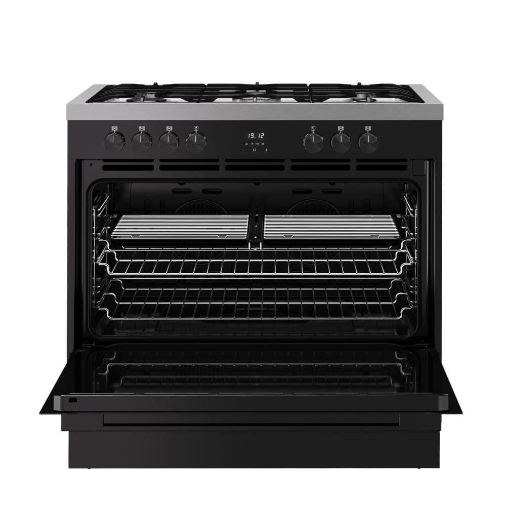 Vision single oven 90 DF Zwart - Afbeelding 2