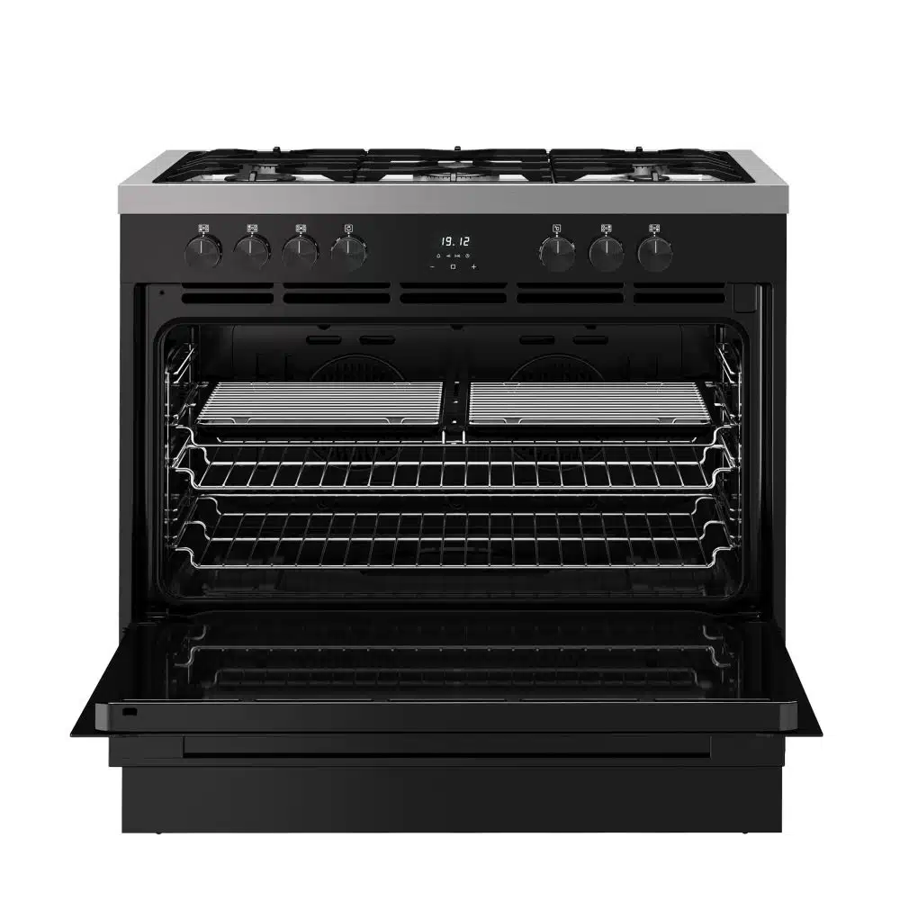 Vision single oven 90 DF Zwart - Afbeelding 2