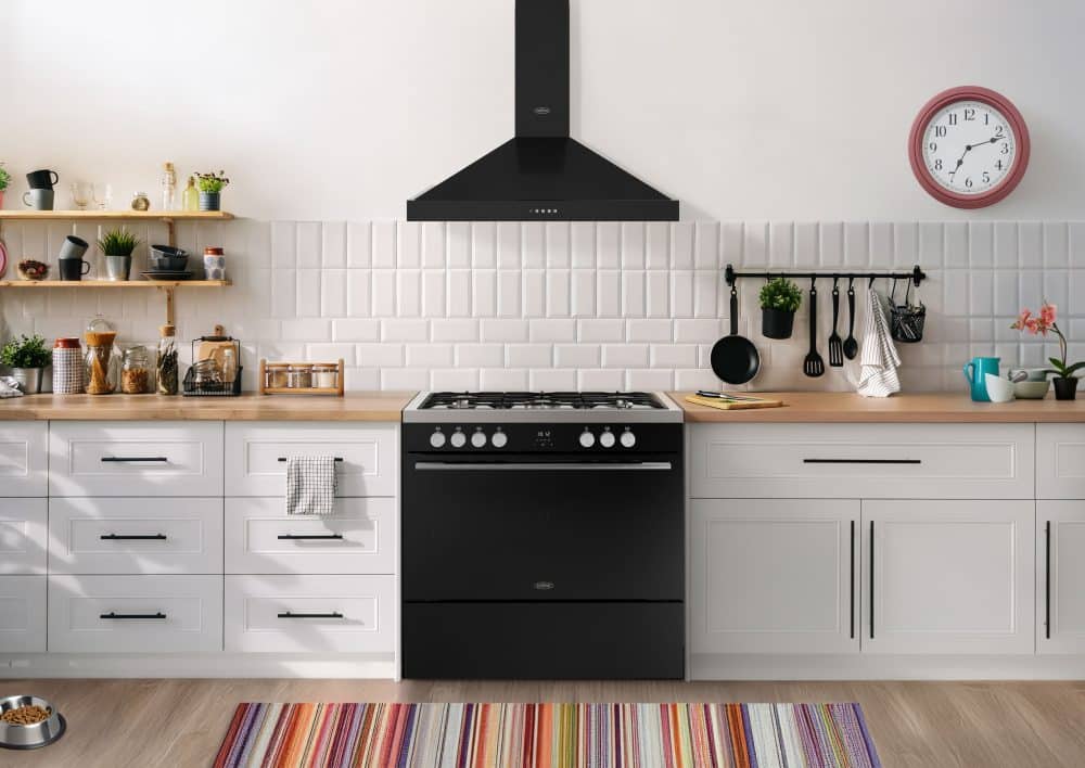 Vision single oven 90 DF Zwart Zilver - Afbeelding 4