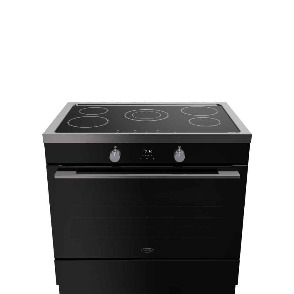 Vision single oven 90 Ei Zwart Zilver - Afbeelding 6