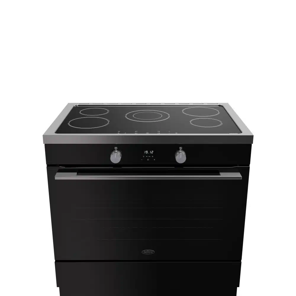 Vision single oven 90 Ei Zwart Zilver - Afbeelding 6