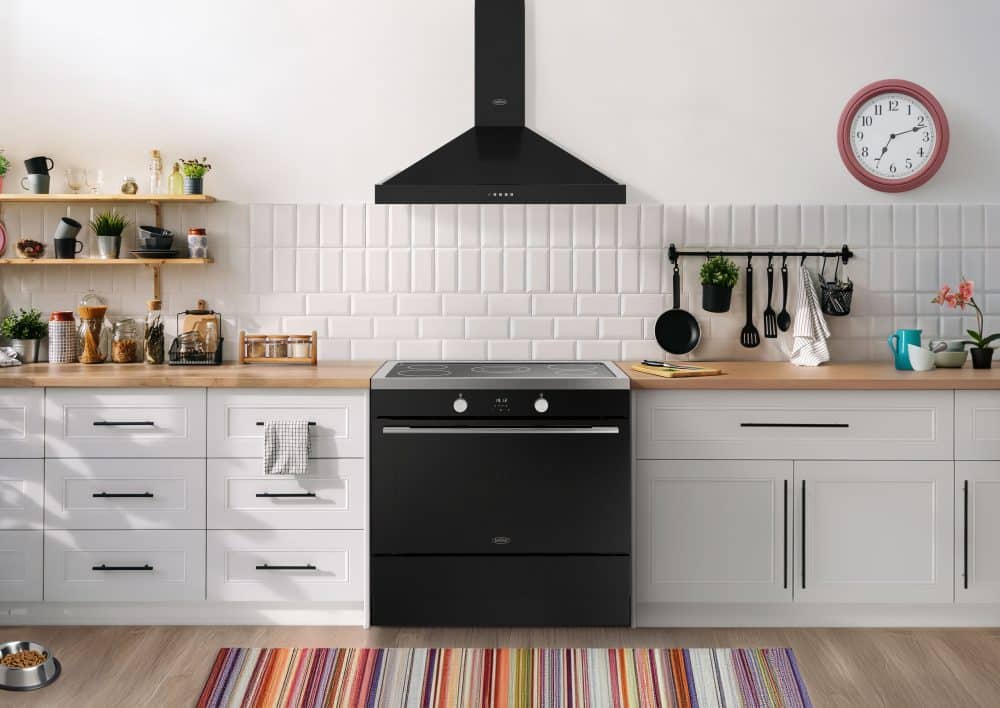 Vision single oven 90 Ei Zwart Zilver - Afbeelding 3