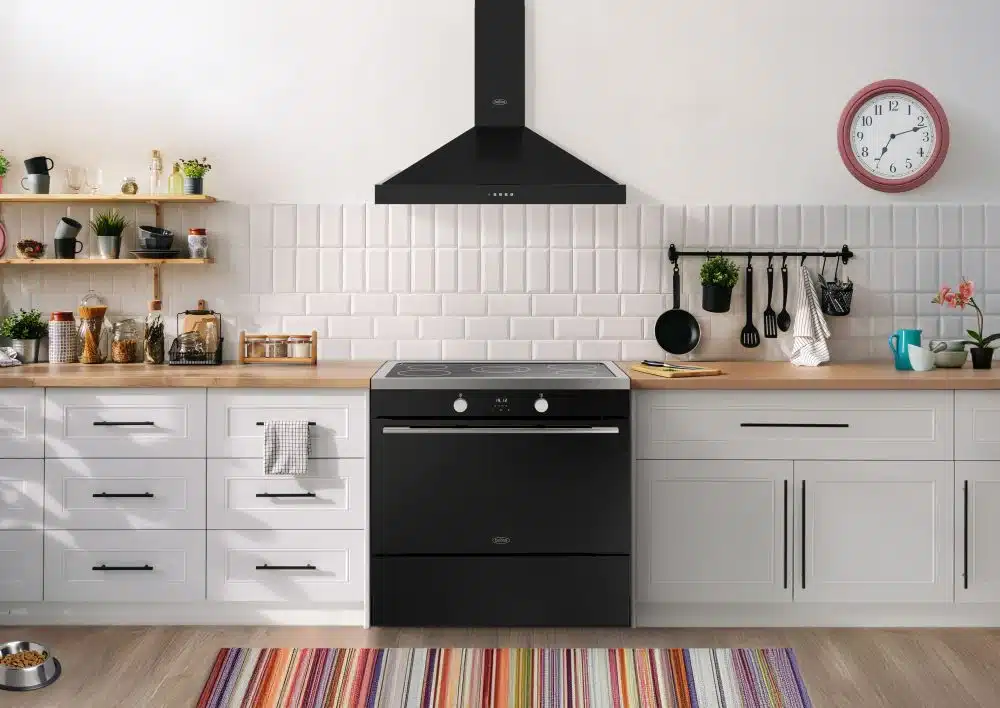 Vision single oven 90 Ei Zwart Zilver - Afbeelding 3